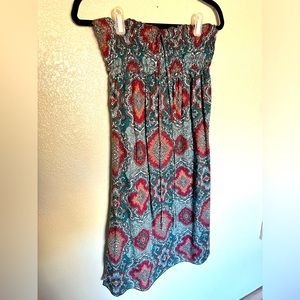 Multi colored tube dress large